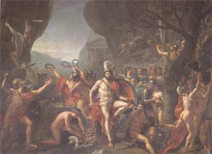 Jacques-Louis  David Leonidas at Thermopylae (mk05)